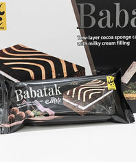 Babatak Cake – Soft Two-Layer Cream-Filled Sponge Cake