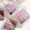 Sixteen-color sunset magic eye shadow palette pearl matte earth color Korean makeup eye shadow