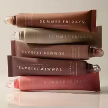 Summer Fridays Lip Balm Moisturizing Mirror Lip Gloss Lip Vanilla Pink Sugar Coffee Cake Smell Lipstick Transparent Oil Makeup